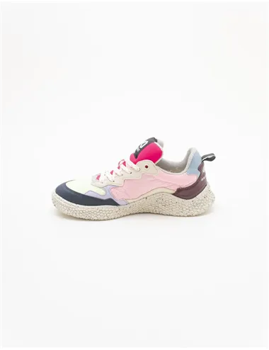 SNEAKER HANA MIX ORANGE