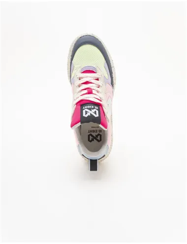 SNEAKER HANA MIX ORANGE