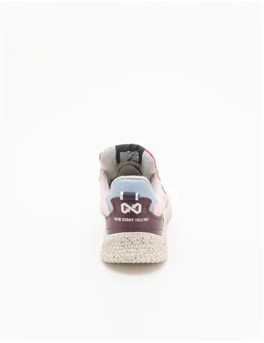 SNEAKER HANA MIX ORANGE