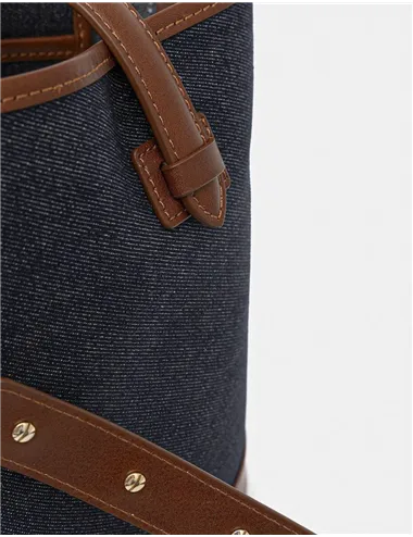 BORSA A SECCHIELLO VASAIO DENIM