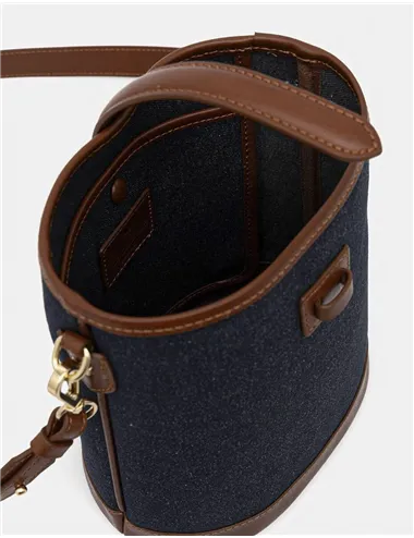 BORSA A SECCHIELLO VASAIO DENIM