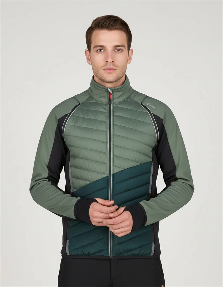 GIACCA MAN JACKET WITH DETACHABLE SLEEVES