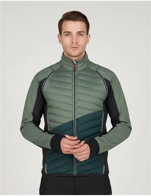 GIACCA MAN JACKET WITH DETACHABLE SLEEVES