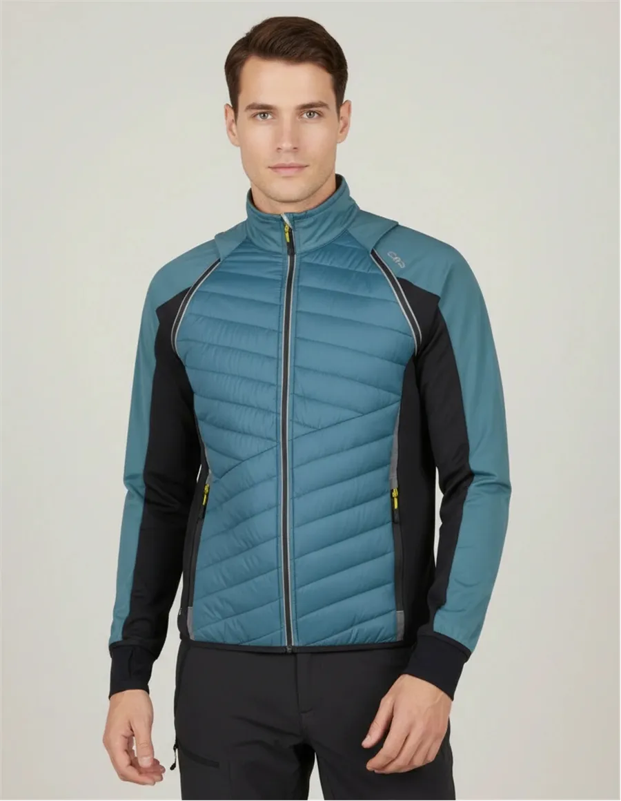 GIACCA MAN JACKET WITH DETACHABLE SLEEVES