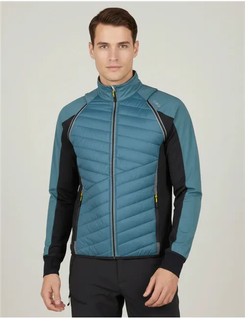 GIACCA MAN JACKET WITH DETACHABLE SLEEVES