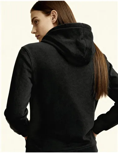 FELPA BORG LINED ZIPHOOD