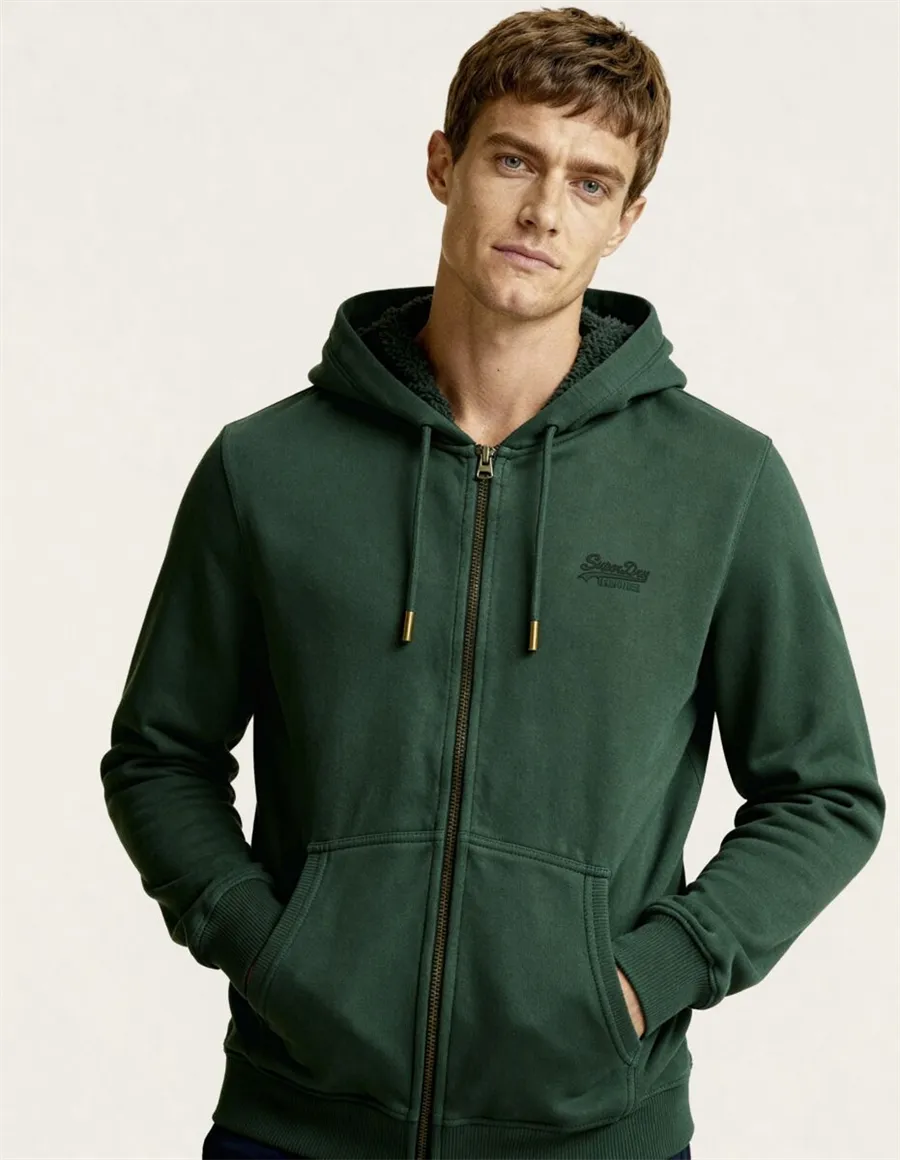 FELPA LOGO ZIP HOODIE HB