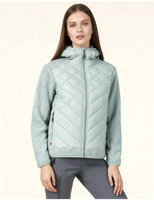 GIACCA WOMAN JACKET HIBRID FIX HOOD