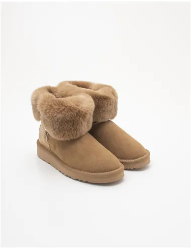 CHELSEA HALF BOOT LAPIN FUR