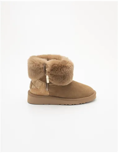 CHELSEA HALF BOOT LAPIN FUR