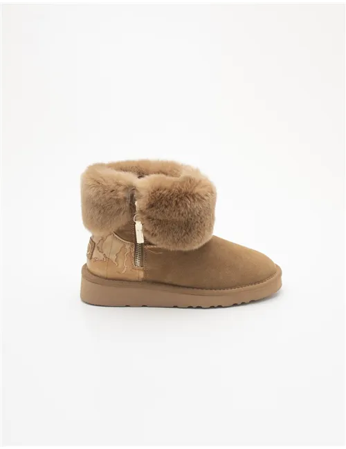 CHELSEA HALF BOOT LAPIN FUR