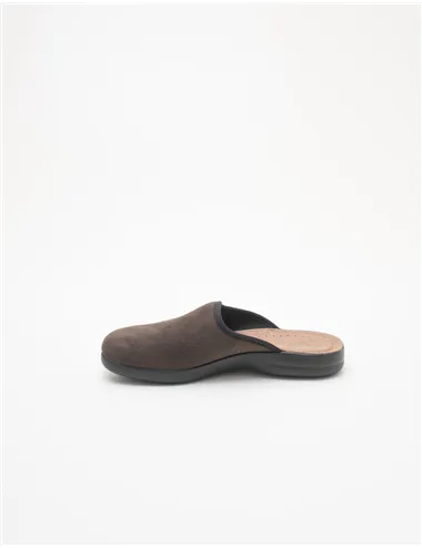 Ciabatte uomo microfibra testa di moro