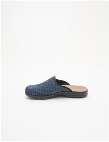 Ciabatte uomo microfibra blu
