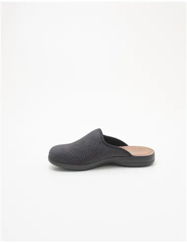 Ciabatte uomo microfibra nero
