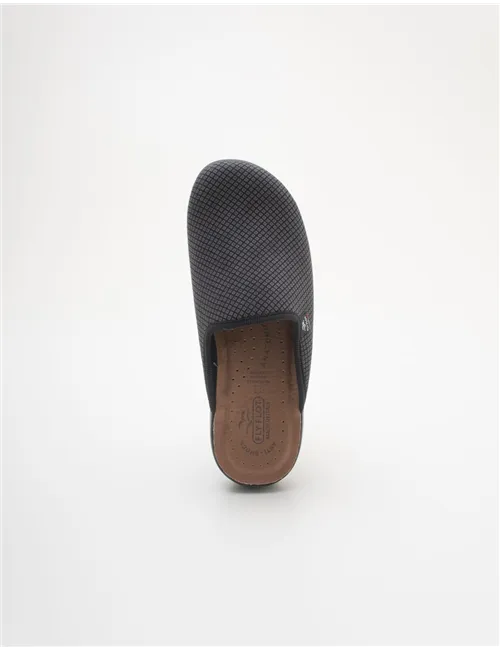 Ciabatte uomo microfibra nero
