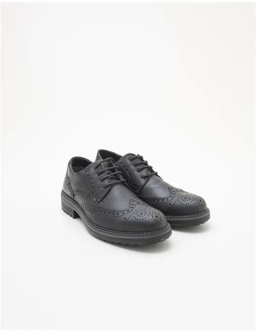 Scarpe stringate uomo Gore-Tex nero