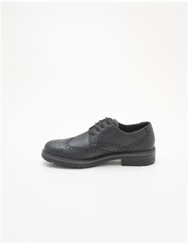 Scarpe stringate uomo Gore-Tex nero