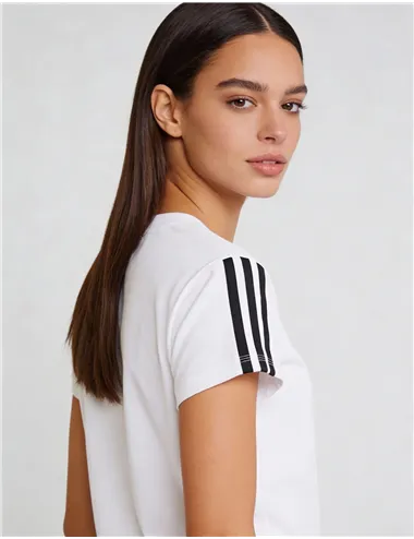 T-shirt bambino 3S cotone bianco