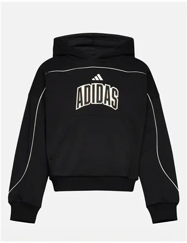 Felpa con cappuccio bambino Stadium cotone poliestere nero