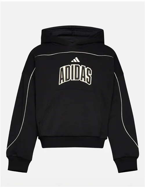 Felpa con cappuccio bambino Stadium cotone poliestere nero