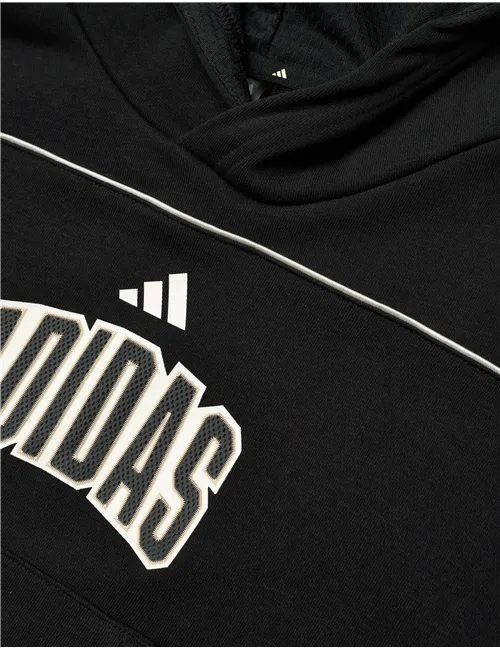 Felpa con cappuccio bambino Stadium cotone poliestere nero