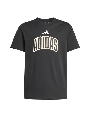 T-shirt bambino Stadium jersey cotone nero
