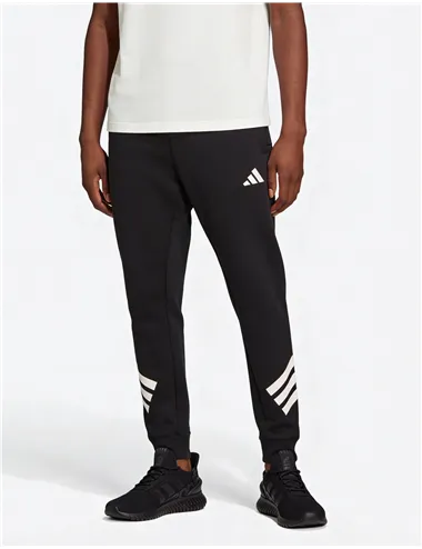 Pantaloni unisex 3S cotone poliestere nero