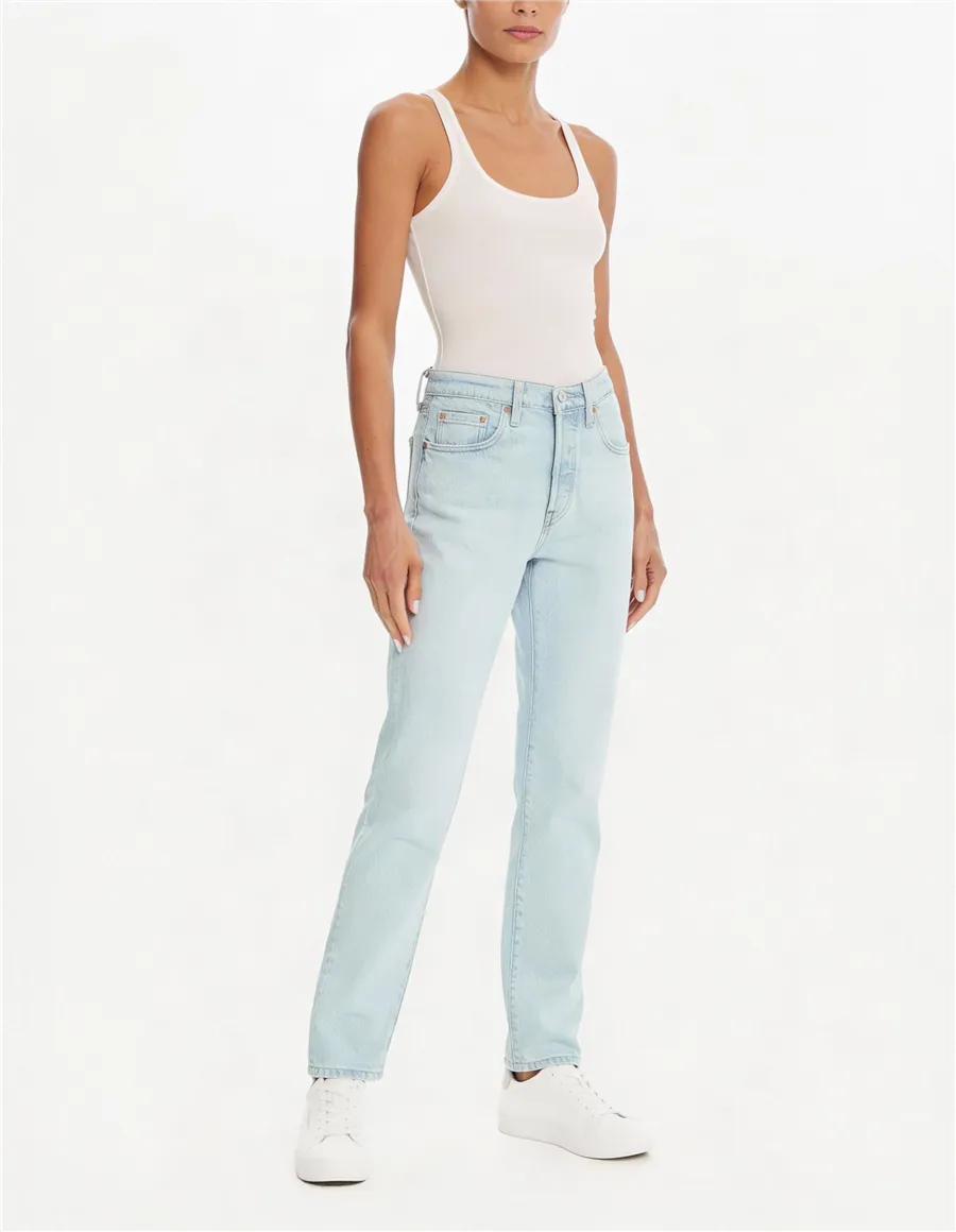 Jeans donna 501 denim blu chiaro