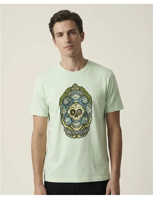 T-shirt uomo Timber Orbit verde menta