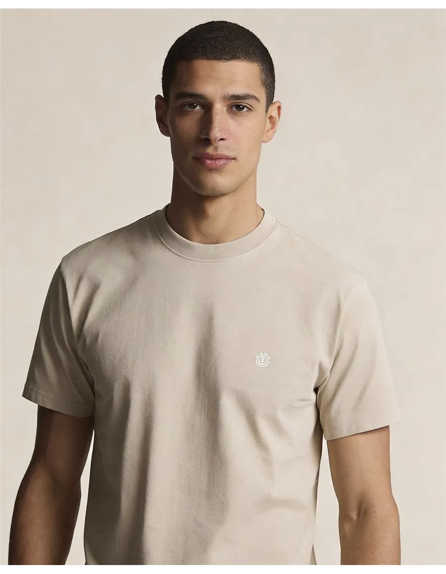 T-shirt uomo Icon Embroidery beige