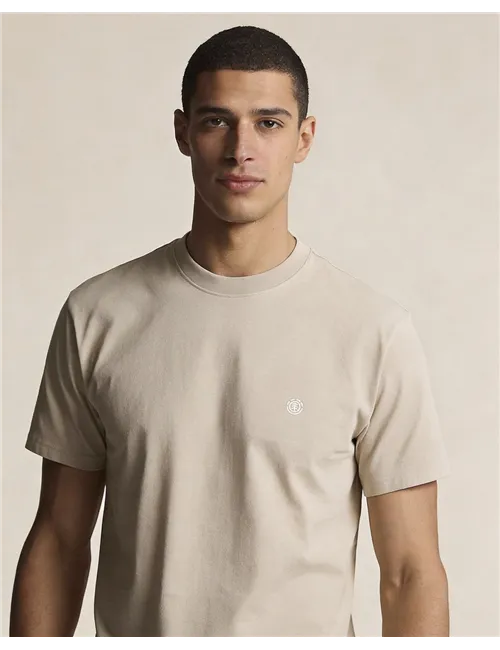 T-shirt uomo Icon Embroidery beige