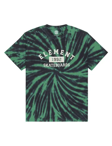 T-shirt uomo Spirale verde-nero
