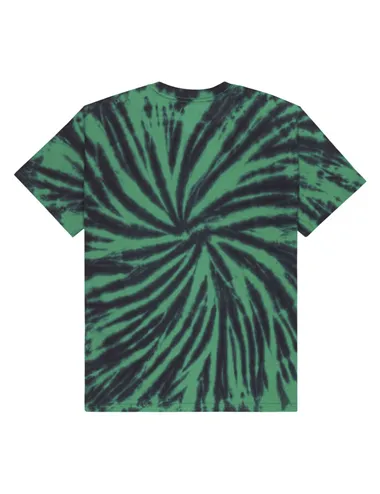 T-shirt uomo Spirale verde-nero