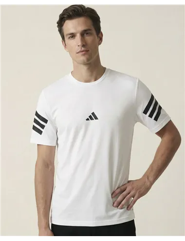 T-shirt uomo Future Icons 3 Stripes bianco