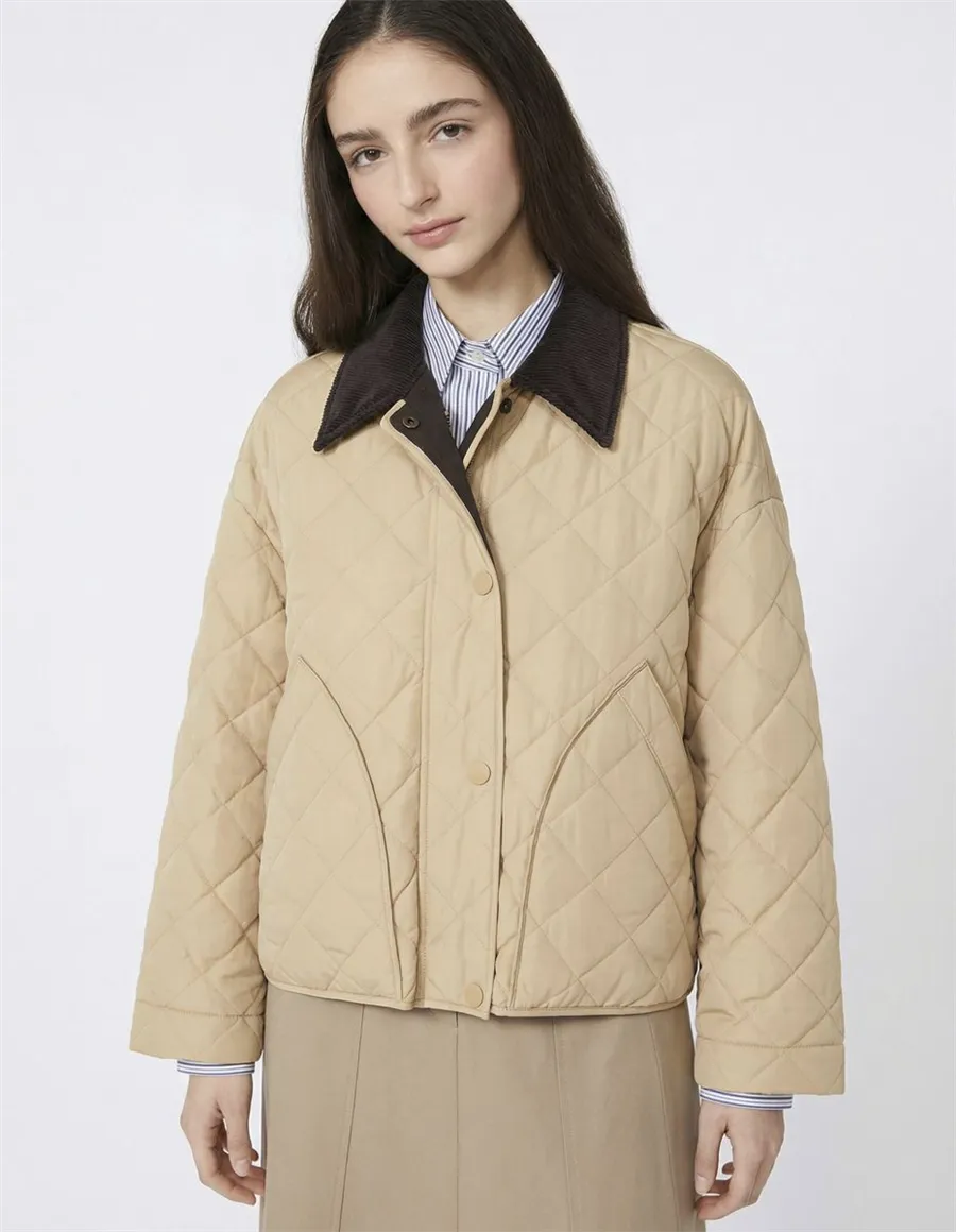 Giacca reversibile imbottita Kaki