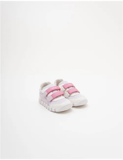 Sneakers bambina Iupidoo bianco lilla rosa