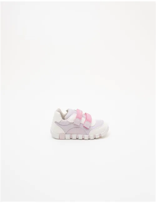 Sneakers bambina Iupidoo bianco lilla rosa