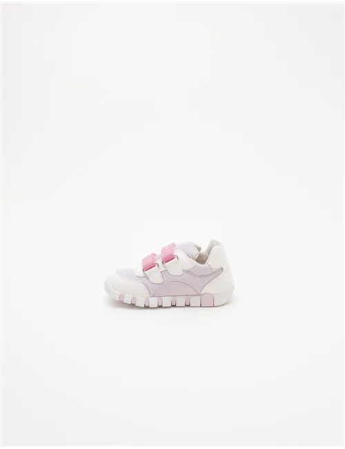 Sneakers bambina Iupidoo bianco lilla rosa