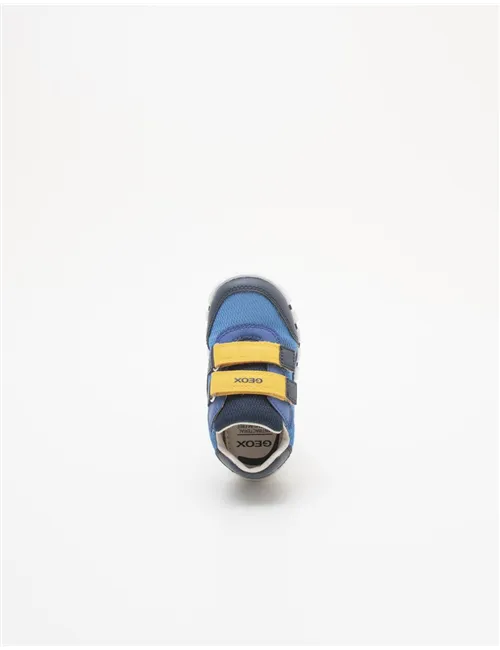 Sneakers bambino Iupidoo azzurro blu giallo