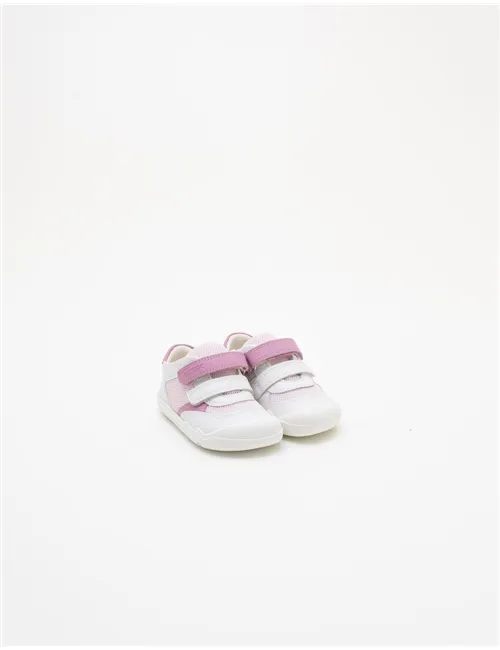 Sneakers bambina Steppieup bianco rosa