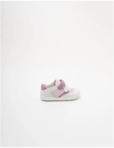 Sneakers bambina Steppieup bianco rosa