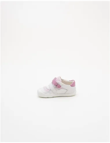 Sneakers bambina Steppieup bianco rosa