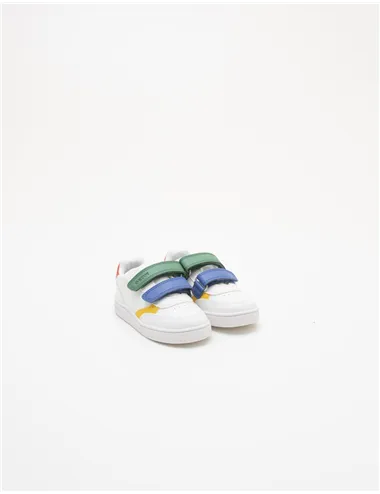 Sneakers bambino Eclyper bianco verde blu
