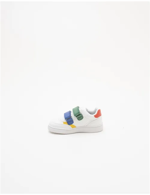 Sneakers bambino Eclyper bianco verde blu