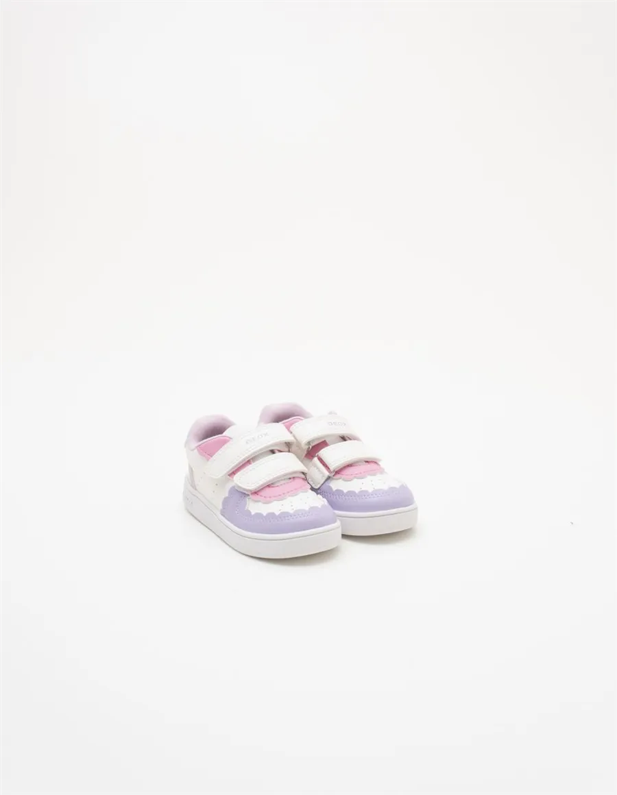 Sneakers bambina Eclyper bianco rosa lilla