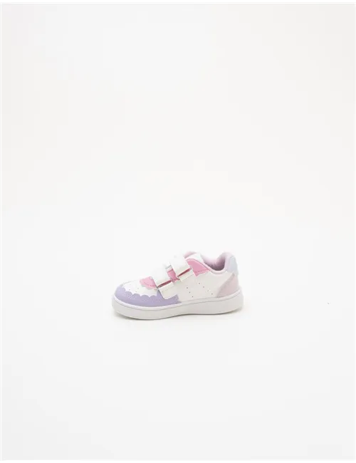 Sneakers bambina Eclyper bianco rosa lilla