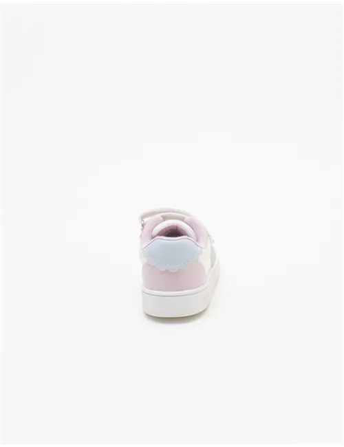 Sneakers bambina Eclyper bianco rosa lilla