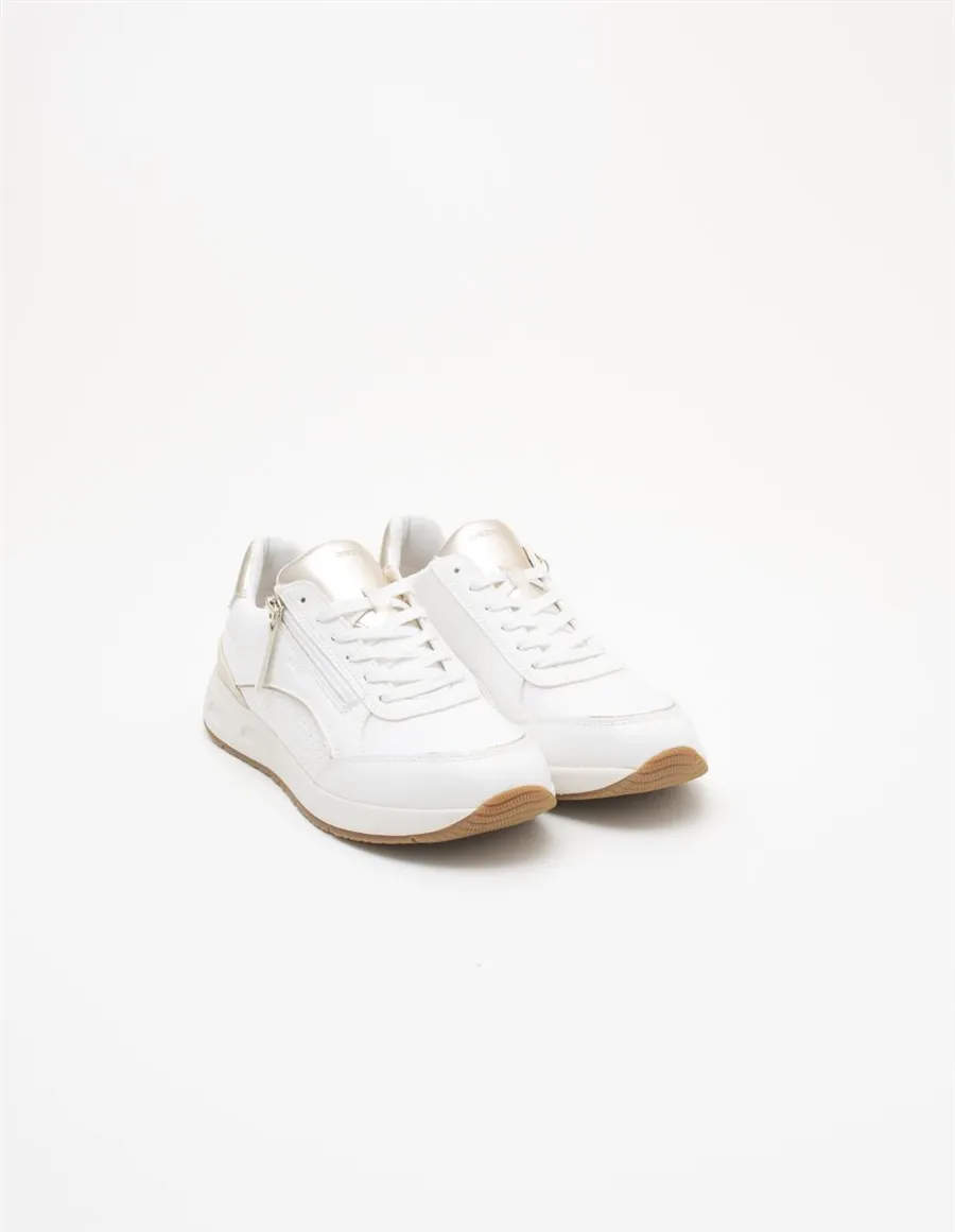 Sneakers donna Bulmya bianco oro
