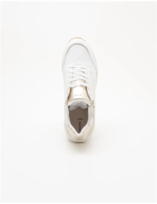Sneakers donna Bulmya bianco oro