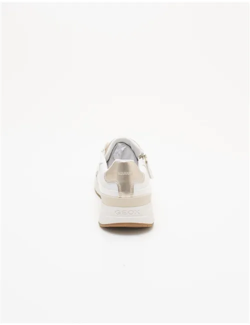 Sneakers donna Bulmya bianco oro